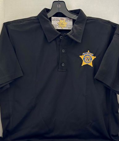 ARIZONA RANGER SHORT SLEEVE POLO WITH BADGE & NAME ONLY.